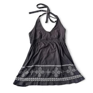 Vintage L.O.G.G. by H&M Brown Halter Blouse – Size S